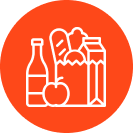 Illusztrációs Ikon Élelmiszer